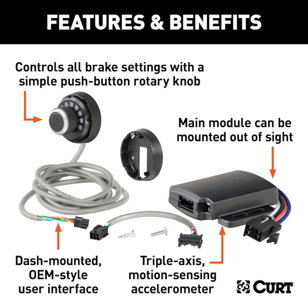 CURT Spectrum Trailer Brake Controller (MPN: 51170)