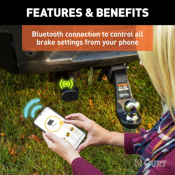 Curt Echo Wireless Trailer Brake Control (MPN: 51180)