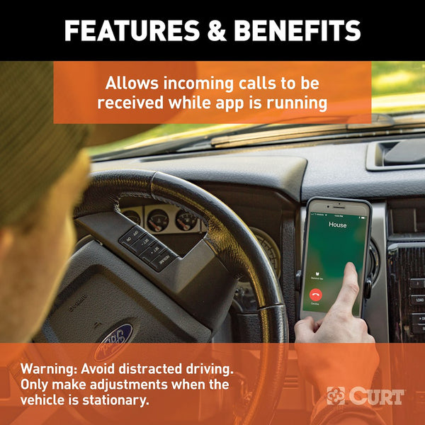 Curt Echo Wireless Trailer Brake Control (MPN: 51180)