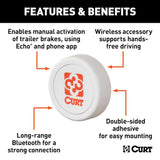 Curt Bluetooth Trailer Brake Control Button (MPN: 51189)