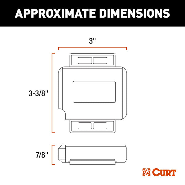 CURT Echo Wireless Trailer Brake Control (MPN: 51190)