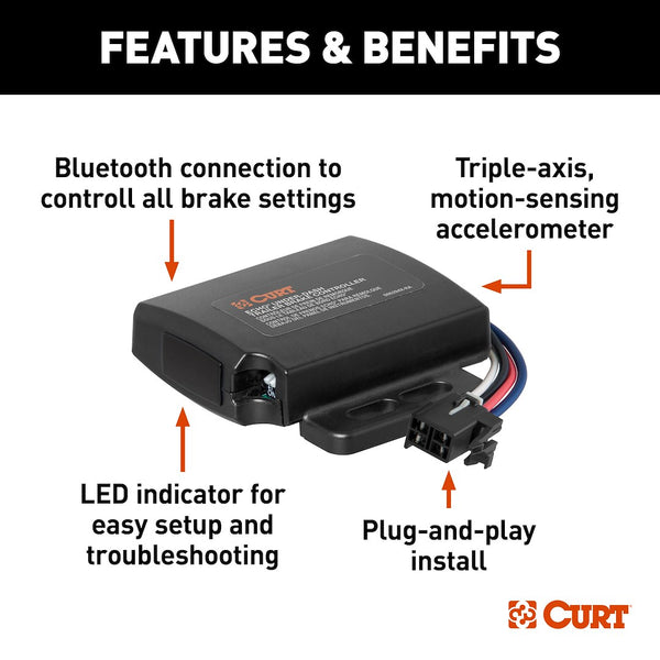 CURT Echo Wireless Trailer Brake Control (MPN: 51190)