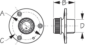 Sea-Dog Boat Washdown Fitting (MPN: 512120-1)