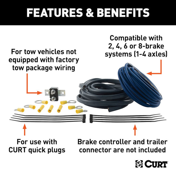 CURT Trailer Brake Control Wiring Harness (MPN: 51500)