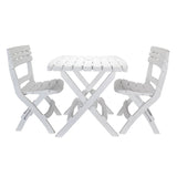 Camco Three-Piece Outdoor Folding Table And Chair Set (MPN: 51640)