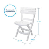 Camco Three-Piece Outdoor Folding Table And Chair Set (MPN: 51640)