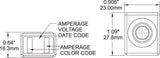Blue Sea Terminal Fuse (MPN: 5187-BSS)