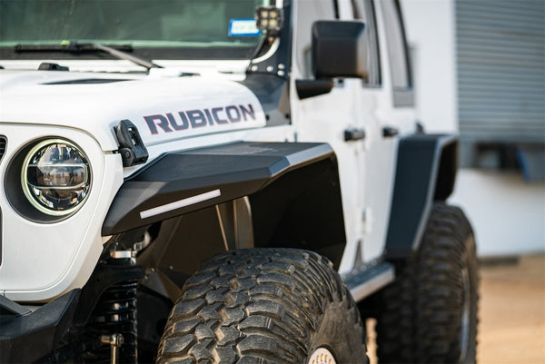 Road Armor Fender Flare With LED Lights (MPN: 518AFFWB)