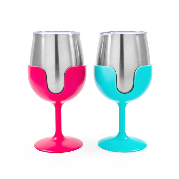 Camco Stainless Steel Wine Tumblers (MPN: 51915)
