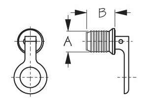 Sea-Dog Corporation Snap Handle Drain Plug (MPN: 520075-1)