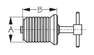 Sea-Dog Corporation T-Handle Drain Plug (MPN: 520082-1)
