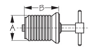 Sea-Dog Corporation T-Handle Drain Plug (MPN: 520085-1)