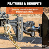 CURT Trailer Breakaway System Switch (MPN: 52010)