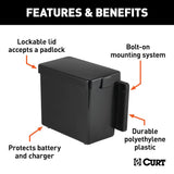 CURT Breakaway System Battery Box (MPN: 52022)