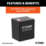 CURT Breakaway System Battery Box (MPN: 52027)