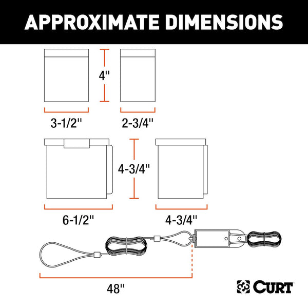 CURT Trailer Breakaway System Kit (MPN: 52044)