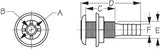 Sea-Dog Boat Drain Plug Tube (MPN: 520750-1)