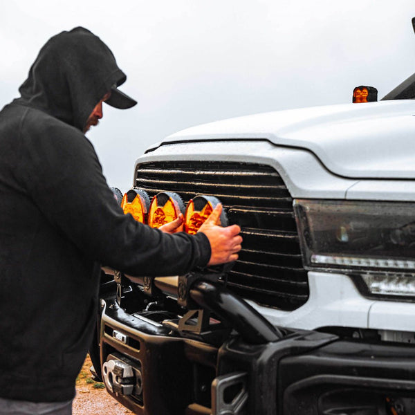 KC Hilites SlimLite Amber Driving Light Cover (MPN: 5208)