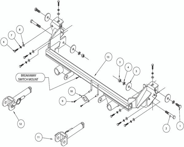 Roadmaster Vehicle Baseplate (MPN: 521559-5)