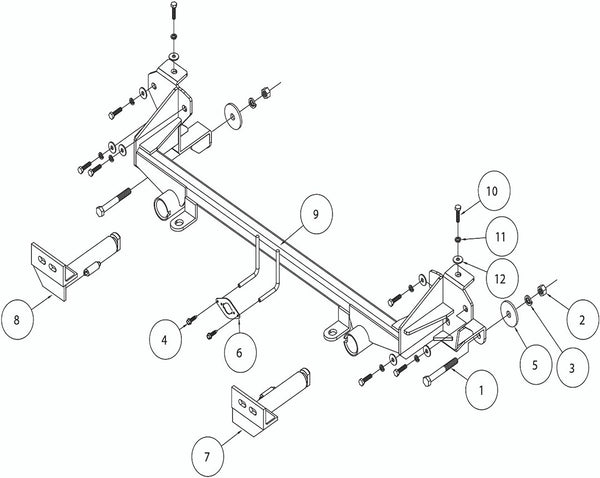 Roadmaster EZ4 Series Vehicle Baseplate (MPN: 521567-4)