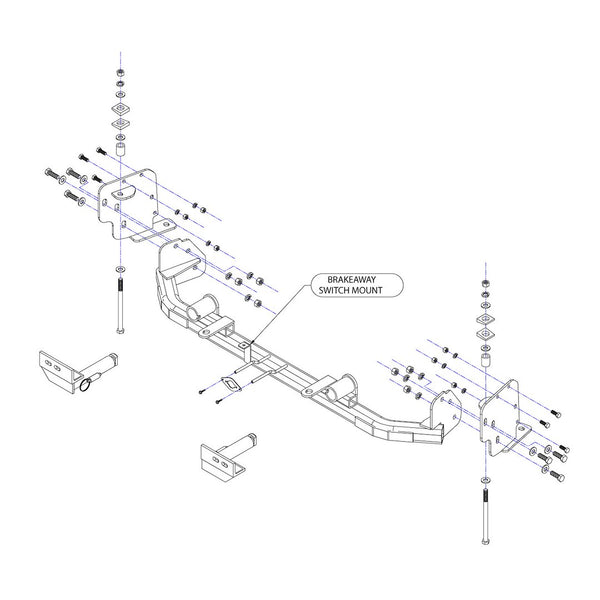 Roadmaster Vehicle Baseplate EZ4 Series (MPN: 523193-4)