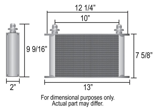 Derale Stacked Plate Fluid Cooler (MPN: 52510)
