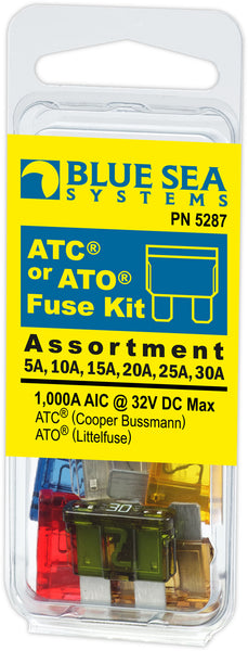 Blue Sea Fuse Assortment 6-Piece (MPN: 5287-BSS)