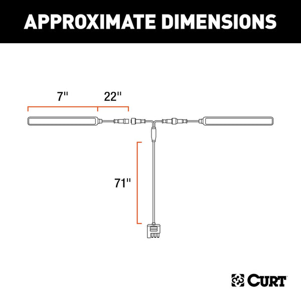 CURT Auxiliary LED Indicator Lights (MPN: 53201)