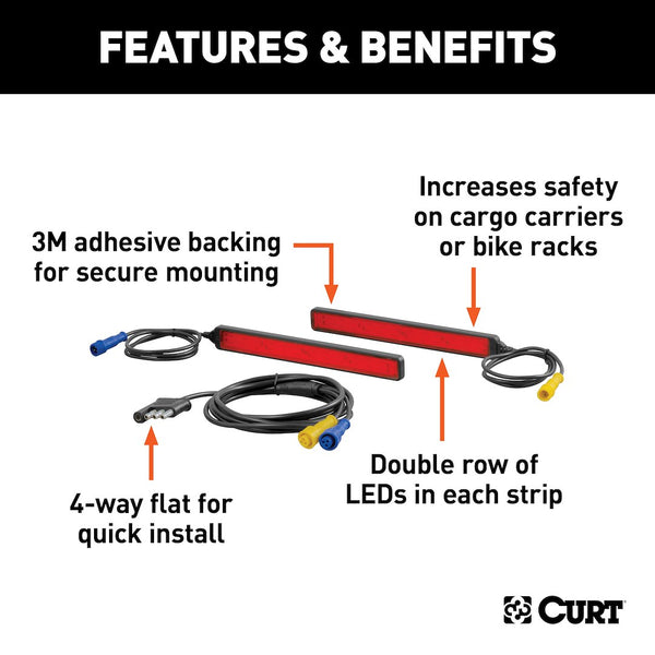 CURT Auxiliary LED Indicator Lights (MPN: 53201)