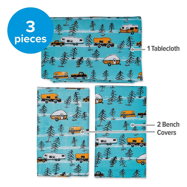 Camco Picnic Bench Cover Set (MPN: 53380)