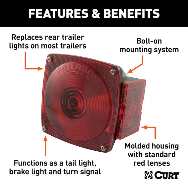 CURT Trailer Light With Wiring Kit (MPN: 53440)
