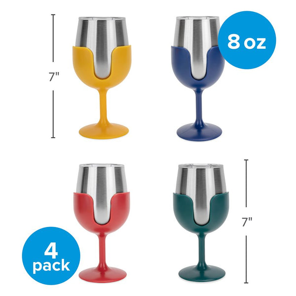 Camco Stainless Steel Wine Tumblers (MPN: 53465)