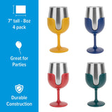 Camco Stainless Steel Wine Tumblers (MPN: 53465)