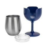 Camco Stainless Steel Wine Tumblers (MPN: 53465)