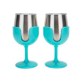 Camco Stainless Steel Wine Tumblers (MPN: 53484)