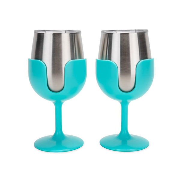 Camco Stainless Steel Wine Tumblers (MPN: 53484)