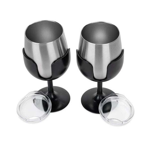 Camco Stainless Steel Wine Tumblers (MPN: 53485)