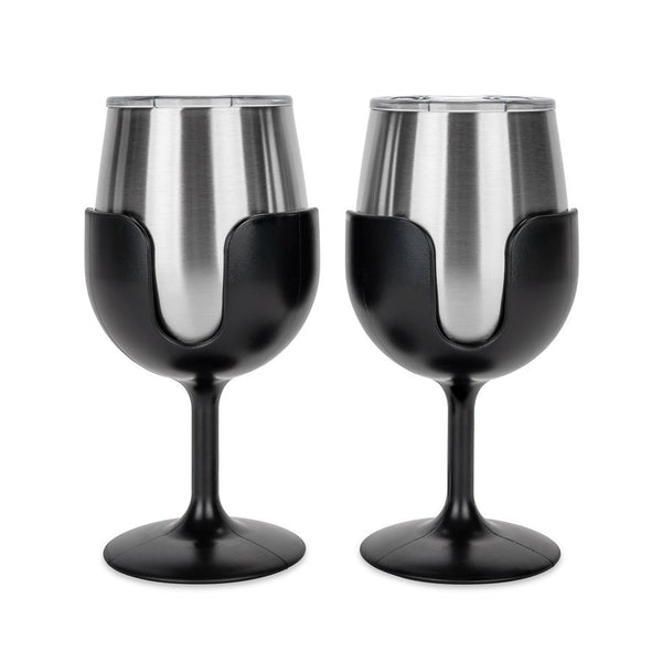 Camco Stainless Steel Wine Tumblers (MPN: 53485)