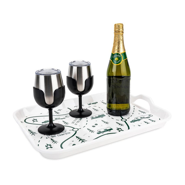 Camco Stainless Steel Wine Tumblers (MPN: 53485)