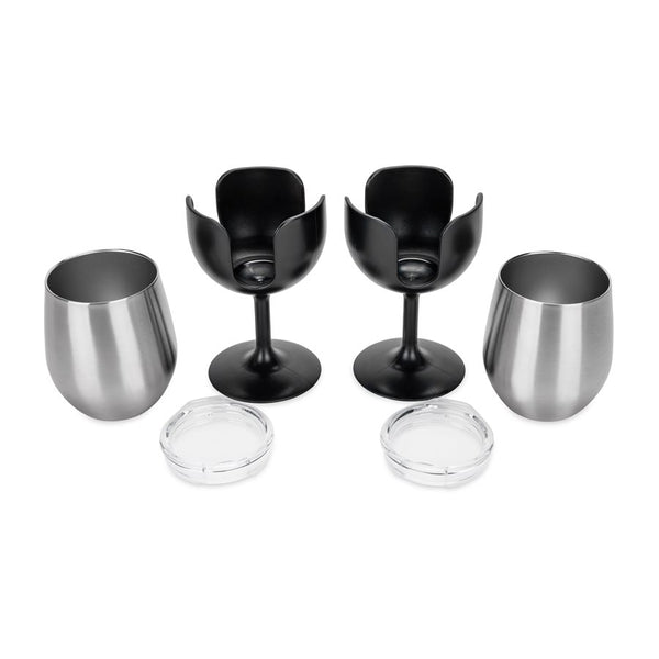 Camco Stainless Steel Wine Tumblers (MPN: 53485)