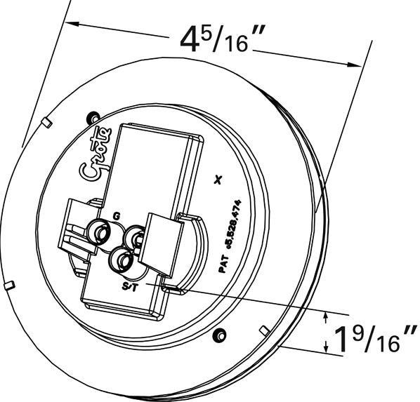Grote Parking Turn Signal Light Assembly (MPN: 54343)