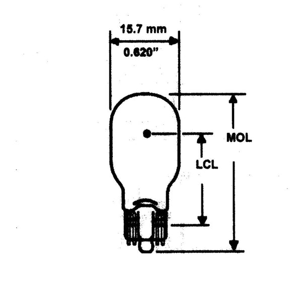 Camco Center High Mount Stop Light Bulb (MPN: 54768)