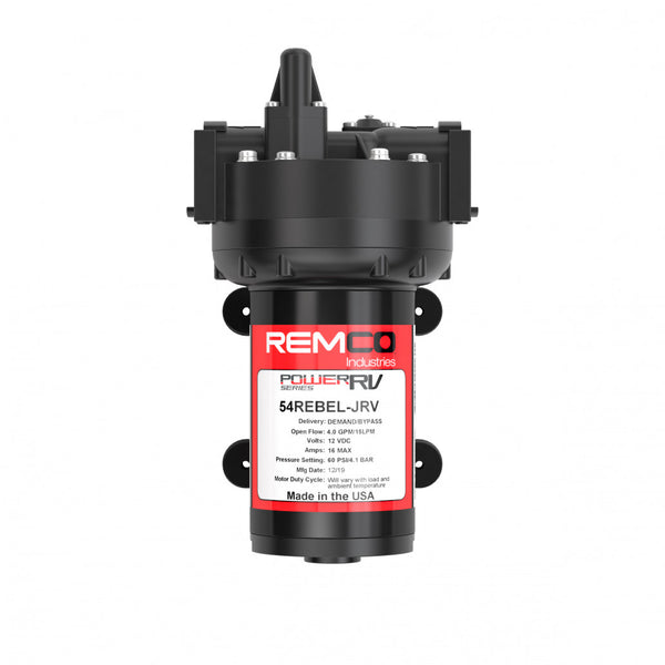 Remco Fresh Water Pump - PowerRV Rebel Series (MPN: 54REBEL-JRV)