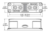Blue Sea Fuse Block (MPN: 5502-BSS)