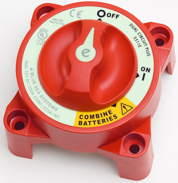 Blue Sea Battery Selector Switch E-Series (MPN: 5511E-BSS)