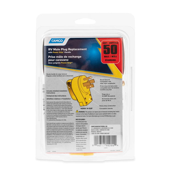 Camco RV PowerGrip Replacement Plug (MPN: 55255)