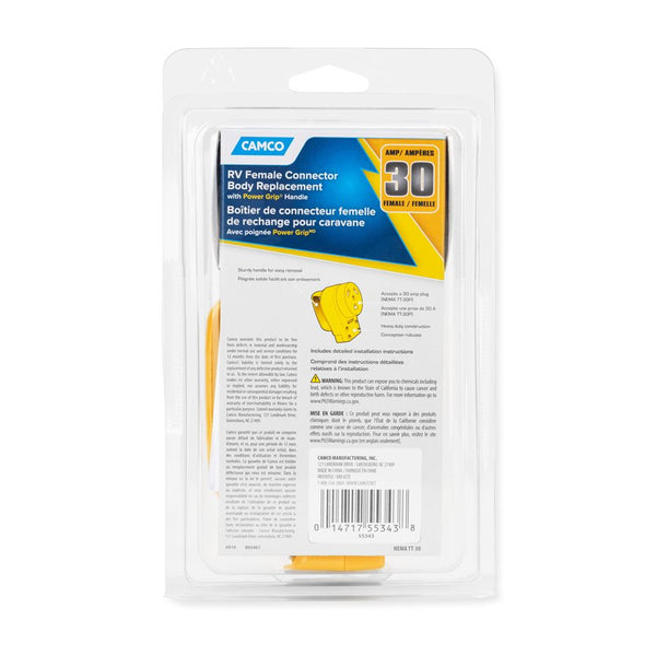 Camco Power Cord Plug End (MPN: 55343)