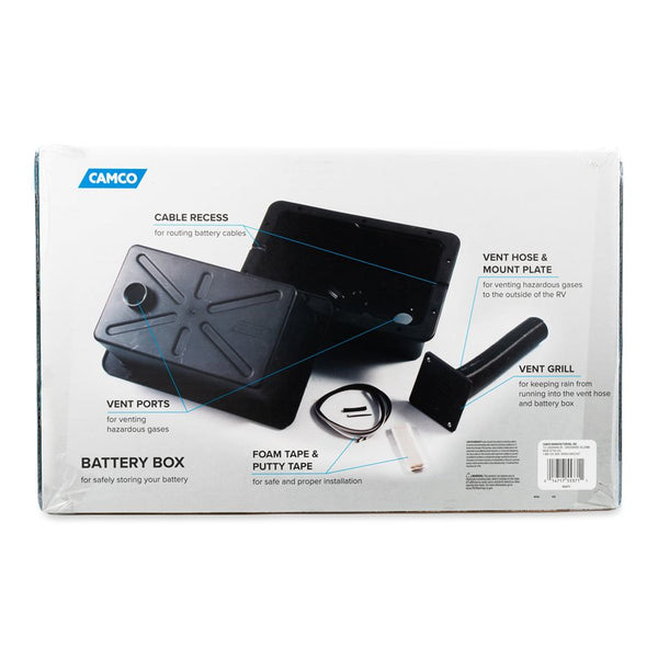 Camco Vented RV Marine Battery Box (MPN: 55371)