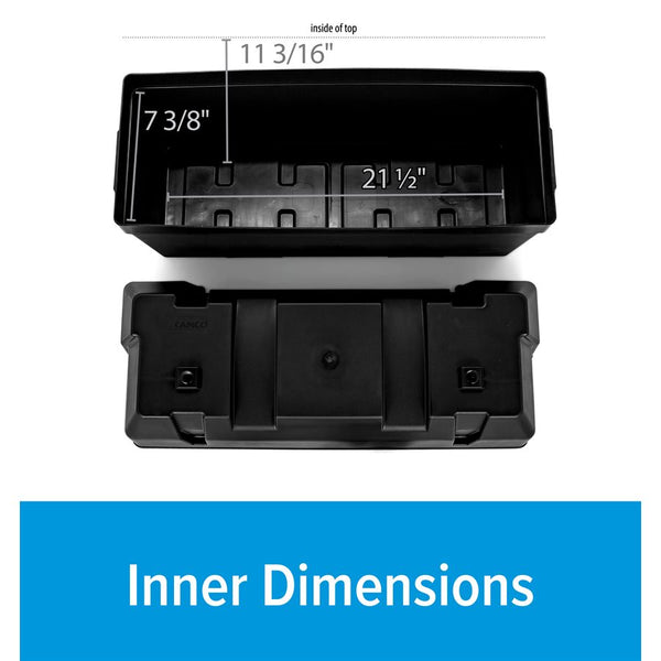 Camco Double Battery Box (MPN: 55374)