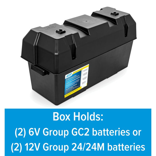 Camco Double Battery Box (MPN: 55374)